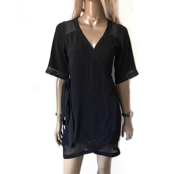 REBEL & STONE WRAP AROUND with Mesh DRESS - Picture 3 of 8